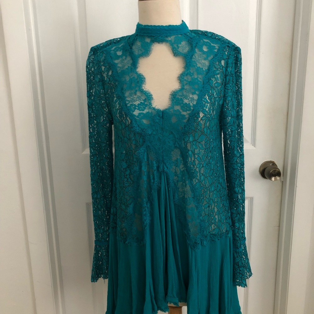 Free People women’s L/S tunic mini dress small